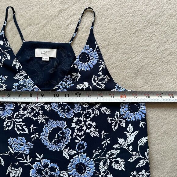 5 for $45 Loft Top Tank Blouse Women Size XS Blue - Picture 6 of 7